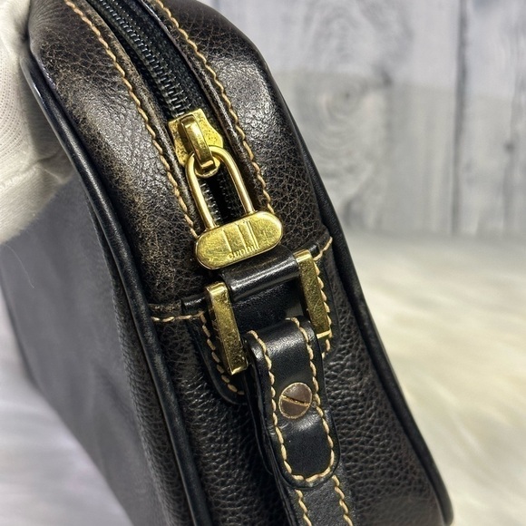 DUNHILL leather clutch bag in black - Picture 5 of 17